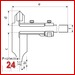 MarCal 18 DN mit Messschneiden  300 mm
Mahr Werkstattmessschieber 4113201
Schnabel: 90 mm