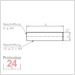 STEINLE 4314 Gruppe: C1 Prüfstift Messstift 0,16 mm
DIN 2269 - Gen: 2, Länge: 40mm