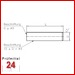 STEINLE 4338 Gruppe: B7 Prüfstift Messstift 6,17 mm
DIN 2269 - Gen: 1, Länge: 70mm