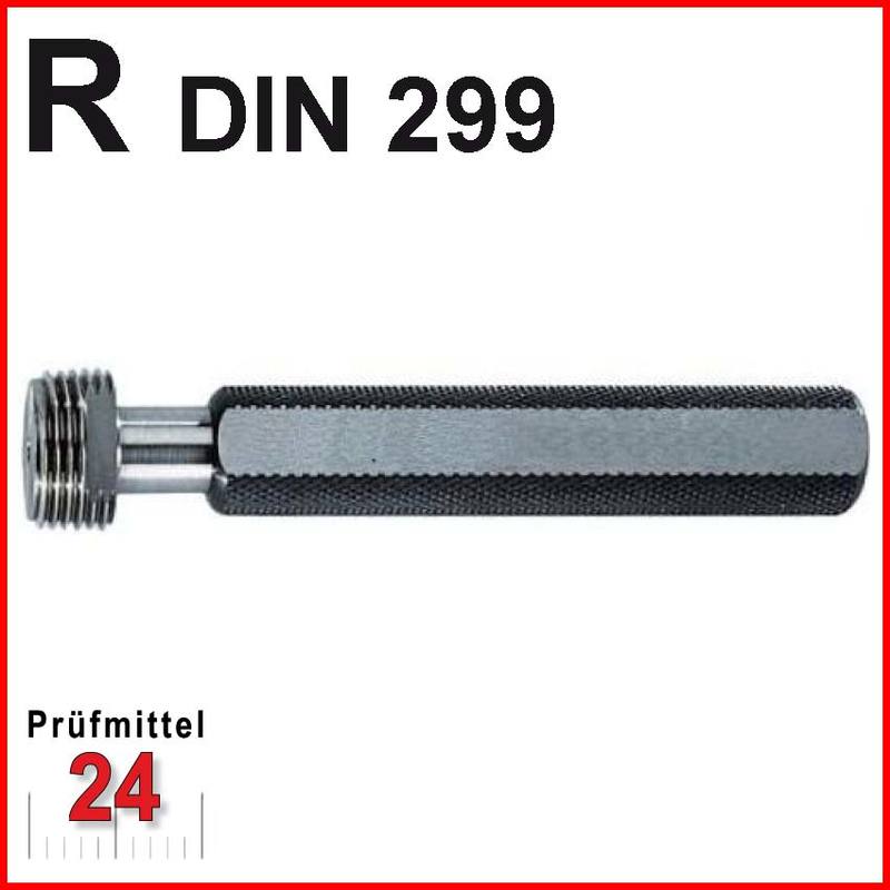 Gewindegrenzlehrdorn R 1/4 -19 Kegliges Whitworth Rohrgewinde DIN2999 ...