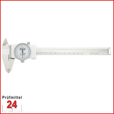 STEINLE 1206 Messschieber mit Rundskala Uhrenmessschieber Schieblehre  150 mm