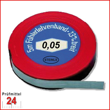 Fühlerlehrenband 0,05 mm / 5 m Fühlerlehre Abstandslehre Fühlerlehren Fühllehre